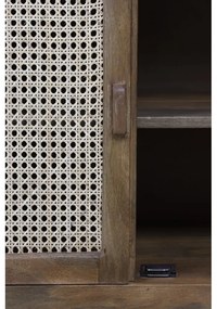 Barna mangófa komód 88x84 cm Nipas – Light &amp; Living