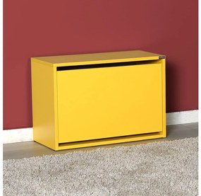 Adore Furniture Cipősszekrény 42x60 cm sárga AD0110