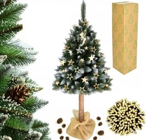 Karácsonyfa Törzs Műfenyő Gyémánt Sűrű Prémium 180CM Led Lámpák