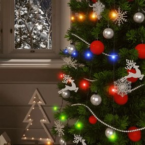 5 db 5x200 LED-es színes bel-/kültéri napelemes fényfüzér