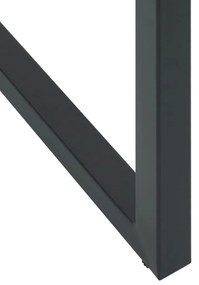 9 részes fekete porszórt acél kerti bárszett