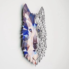 Fém fali dekoráció, Metal Wolf Wall Art - APT721