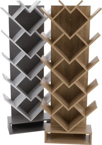 Polcrendszer, szürkésbarna tölgy, VEVEY