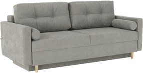 Szófa kinyitható, szürke anyag Queens, AURELIA