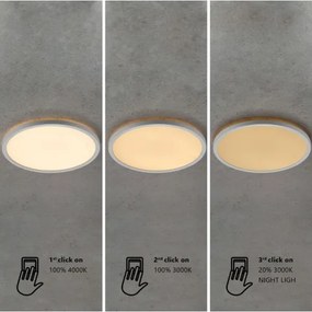 Nordlux - LED dimmelhető fürdőszobai mennyezeti lámpa OJA 14,5W/230V 3000/4000K IP54 átm. 30 cm