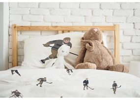 Egyszemélyes pamut-szatén gyerek ágyneműhuzat 140x200 cm Ice Hockey - Butter Kings