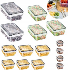 12x Ételtároló Dobozok Uzsonnás Doboz Bpa-mentes Reggeliző Mikrohullámú Sütő
