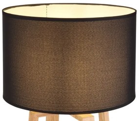 Globo 21621B - MORITZ asztali lámpa 1xE14/40W/230V fekete