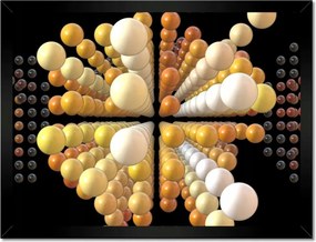 Poszterek keretben 40x30 Narancssárga absztrakt