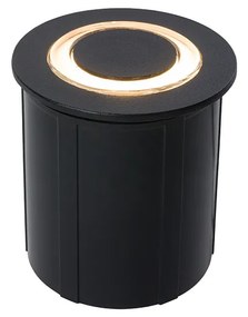 Nowodvorski CIRCLET kültéri beépíthető lámpa, fekete, Beépített LED, 1x3W, 120 lm, TL-8163