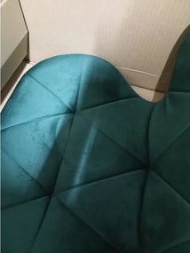 AKCIÓ Irodai szék AVOLA VELVET - Keverék színek II. minőség