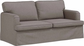 vidaXL Kanapé Tópszínű 142 x 80 x 85 cm szövet