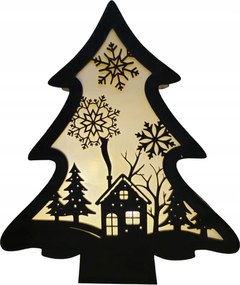 Karåcsonyi Låmpa 3D Karåcsonyfa Asztalra Led karåcsonyi figura Ajåndék