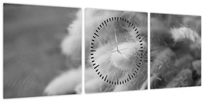 Kép - nyúlfarknyi fű az asztalon (órával) (90x30 cm)