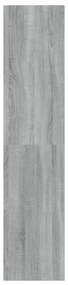 szürke sonoma színű könyvszekrény/térelválasztó 40x30x135 cm