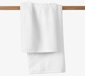 Goldea bordűr nélküli frottír törölköző és fürdőlepedő soft – fehér 50 x 100 cm