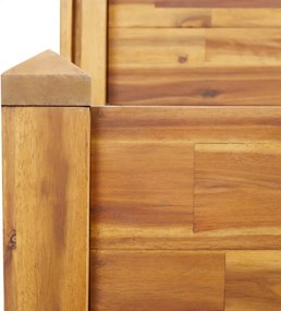 2-szintes kerti akácfa virágtartó 110 x 75 x 84 cm