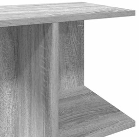 éjjeliszekrények 2db szürke sonoma 46,5x29x61cm szerkesztett fa