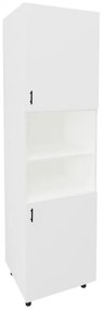 Benita 2 ajtós Magas konyhaszekrény Fehér 60x57x210 cm N