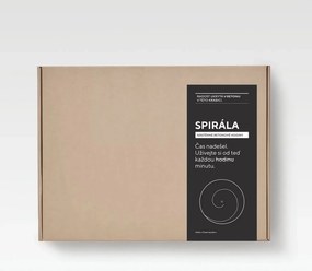 ODLITO Beton falióra spirál - natúr - 30 cm - barna mutatók