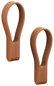 Narancssárga szilikon akasztó szett 2 db-os Loop – Zone