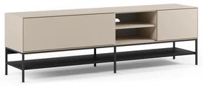 Krémszínű TV-állvány 180x55x35 cm Amira – Marckeric