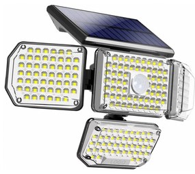 Immax 08481L - LED Napelemes fali lámpa érzékelővel LED/5W/5,5V IP65
