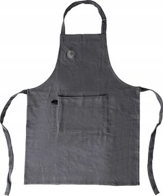 Konyhai kötény Pamut Orion Szürke Kötött Zsebbel 70x84 cm