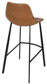 Franky 2 db-os barna bárszék szett, magasság 106 cm - Dutchbone