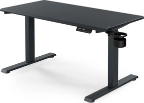 Elektromos íróasztal magasságállítással ergonomikus antracit,1200x600 mm: ARIA