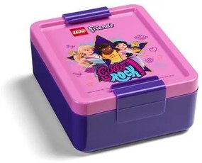 Uzsonnás doboz, LEGO Friends, lila-rózsaszín-mintás (L40521734)
