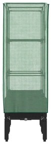 Rattan megjelenésű magaságyás melegháztakaróval 80x40x140 cm