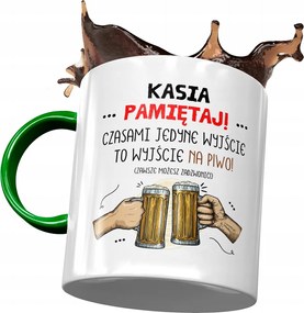 Zöld Bögre Kasi Barátnő Feleség Ajándék Nyomtatott Fotóval