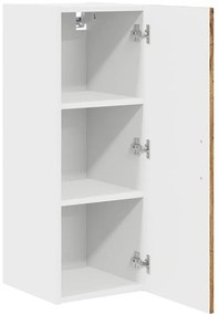 Fali konyhaszekrény 2 pcs Öreg fa 30 x 31 x 80 cm Faanyag