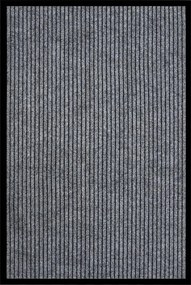 vidaXL szürke csíkos lábtörlő 80 x 120 cm