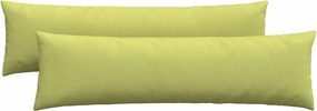 vidaXL Kanapé párnák 2 pcs Világos zöld 145 x 40 cm szövet