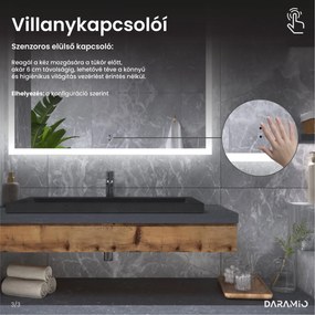 Tükör LED világítással F4