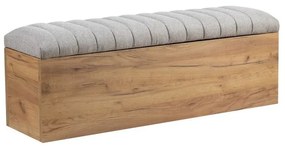 Világosszürke-natúr színű pad Oceane – Bobochic Paris