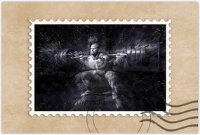 Poszterek 60x40 Strongman EdzĆterem ErĆ