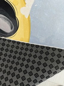 Panda mintás gyerekszőnyeg 70x140 cm