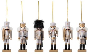 Fa karácsonyfadísz készlet 6 db-os 13 cm Nikita – Bloomingville