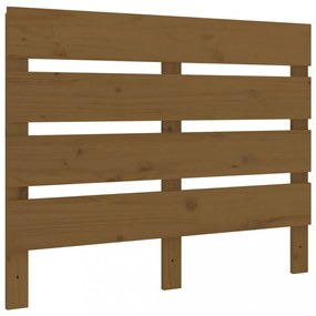 mézbarna tömör fenyőfa fejtámla 100x3x80 cm