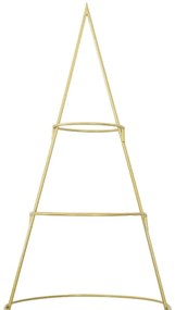 Fém karácsonyfa állvánnyal Arany 210 cm Porszórt Acél