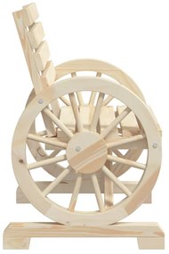 4 db tömör fenyőfa kerti szék