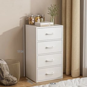 BeComfort fiókos szekrény 48x30x57 cm fehér FUR1921-2