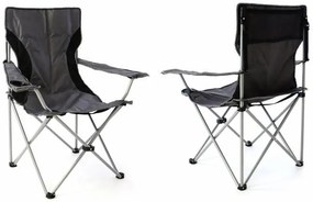DIVERO® Kempingszék összecsukható 2 db szürke