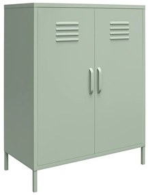 Zöld fém szekrény 40x102x80 cm Mission District – Støraa