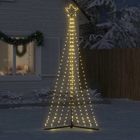 meleg fehér LED karácsonyfa 447 LED 249 cm