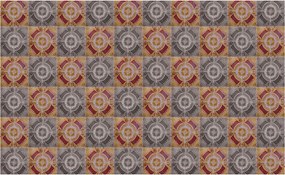 Flizelin fotótapéta Csempe Dekor Vintage Klasszikusok a nappaliba 254x184 +ragasztó