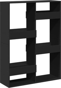 vidaXL fekete szerelt fa térelválasztó 100 x 33 x 135 cm